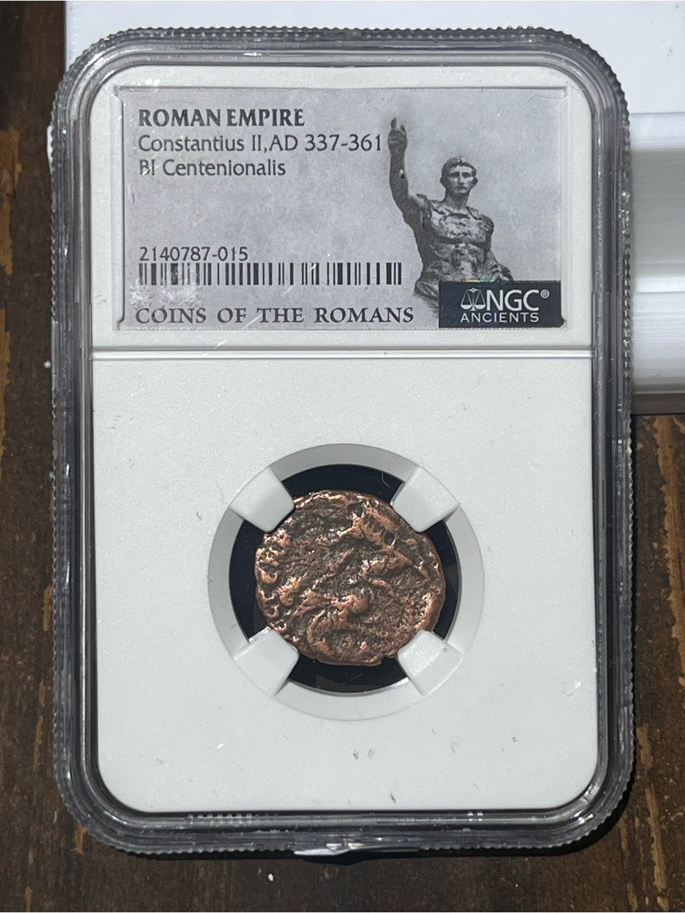 Roman Empire Constantius II Copper Coin - Copper